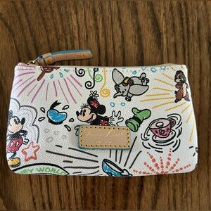 Dooney & Bourke Disney Parks Icon Pattern Small Cosmetic Bag